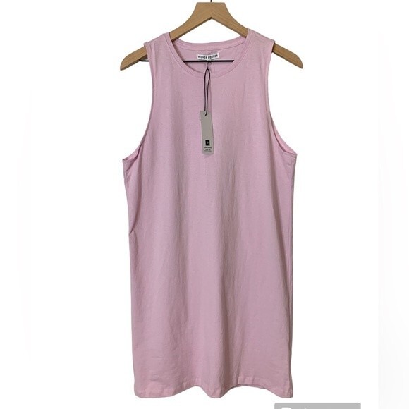NWT RICHER POORER 100% COTTON TANK DRESS IN LILAC. SIZE MEDIUM - Picture 3 of 8